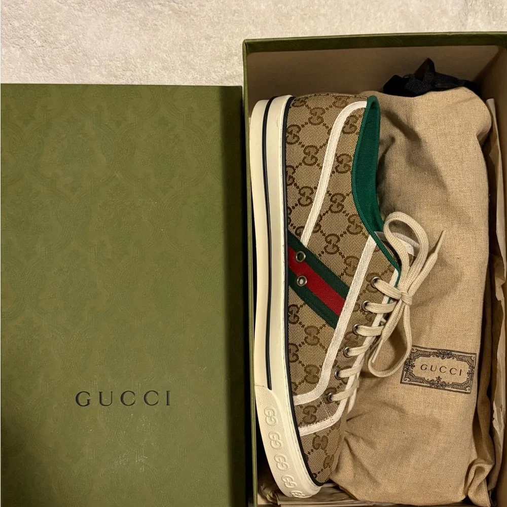 Men’s GG Gucci Tennis shoes 1977 sneaker - Picture 3 of 5